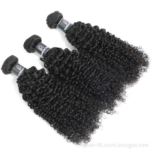 Factory Wholesale Raw Virgin Curly Hair Extension Unprocessed Mongolian Kinky Curly Hair Weave Bundles